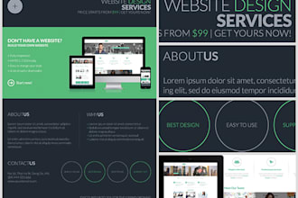 design awesome banners , flyers and brochures