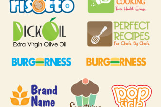 create a logo for a restaurant, food, pub