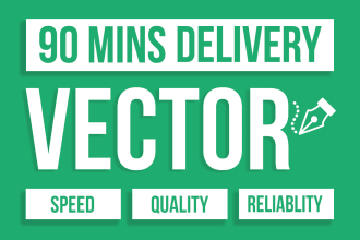 vector trace any logo or image in 90 minutes professionally