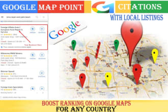 do google map citations and local citations to rank higher