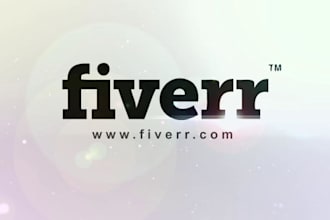 replace the fiverr logo with your own to make a professional video intro