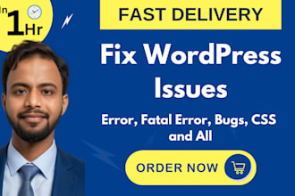 fix wordpress issues, elementor error, woocommerce, acf, CSS provide wp help