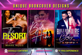 create a book cover design, ebook cover design or book cover