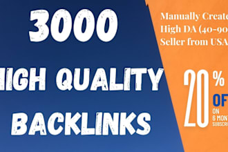 create high quality manual backlinks for boost your seo