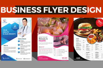 do professional business flyer, corporate flyer or brochure
