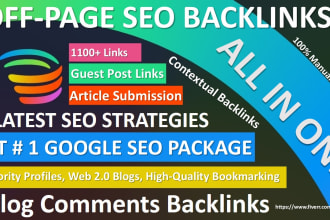 give you all in one offpage SEO powerful unique service