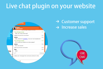 add live chat customer support plugin on website