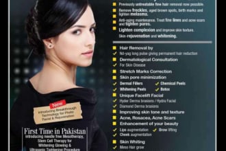 design attractive beauty salon poster