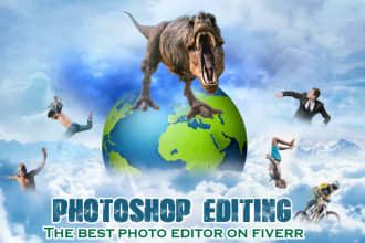 do photoshop editing, photo retouching, background removal