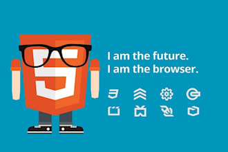make a html5 webpage for you
