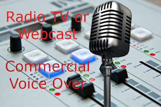 voice a broadcast commercial