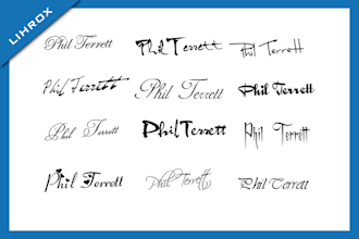 make 8 different  digital signatures