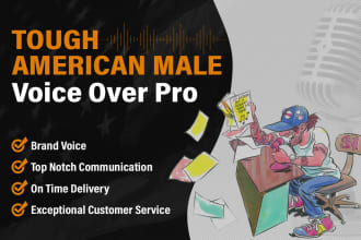 deliver a deep friendly male voice over