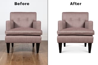 do background removal and make natural shadows 5 images