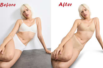 do color correction, color adjustment and pattern change