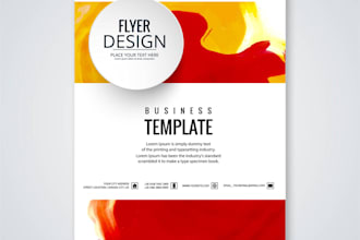 design flyers, posters, pamphlets and postcards