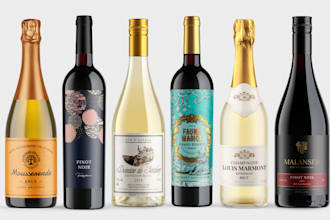 do a modern or a classic wine label design