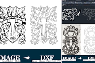 do waterjet plasma or laser cutting dxf, autocad