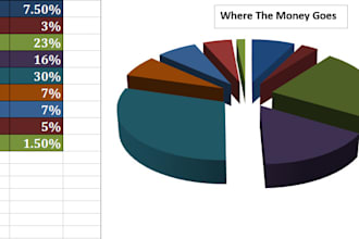 do an attractive charts and graphs within 6hours