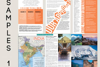 create a 5 page magazine