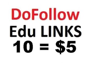 give you 10 dofollow EDU backlinks