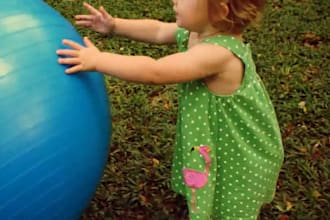 have my kids roll over your message in a cute BALL video