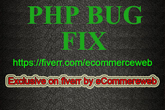 fix one error or bug in PHP