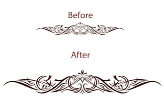 vectorize, convert your logo or graphic into vector within 8 hours