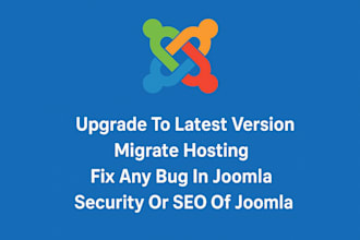update and migrate your joomla site