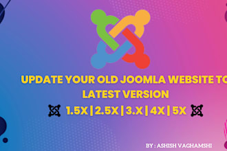 do upgrade, migration, update for latest joomla website