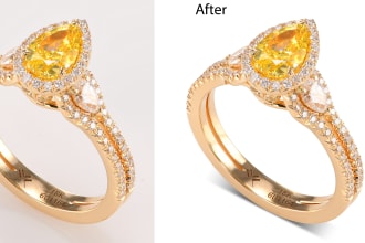 do jewelry photo retouching, color correction, and image editing