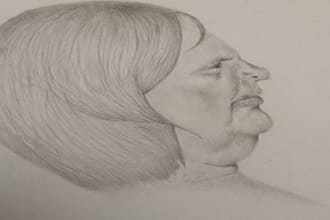 draw a portrait in pencil