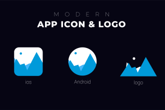 create an app icon or logo design