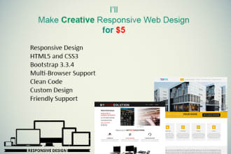 desing creative responsive website