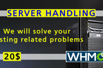 fix server, domain, hosting bugs in 24 hours