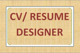 design curriculum vitae or resumes