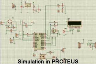 do schematic designing on Proteus