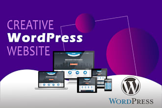 create responsive wordpress website or blog