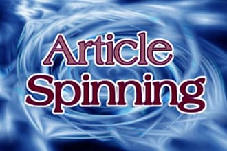 spin over 1,000 of your articles using the best spinner