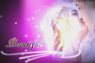 customize this romantic video intro