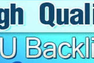 create 500+ Edu backlinks to your website
