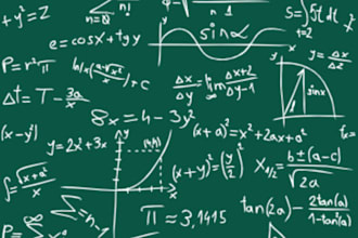 solve five math problems