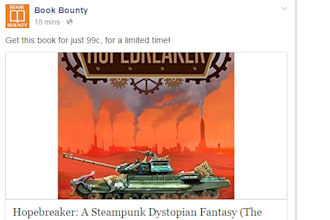 advertise your book on Book Bounty Facebook page