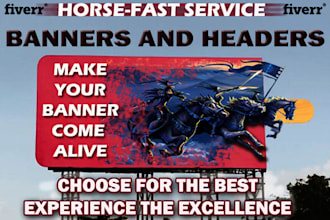 design a professional website header/banner