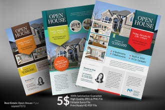 design eye catching real estate flyer