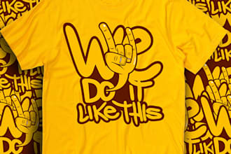 do retro or classic typography on t shirts for you