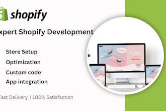 make shopify website with custom functionality