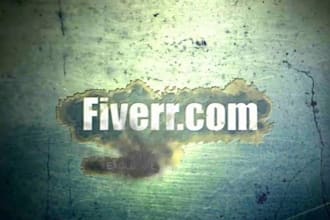 create a Scary Firearm video intro logo reveal