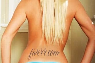 tattoo anything on sexy back