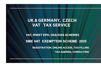 vat sme oss uk  germany czech registration tax returns  UK  agent